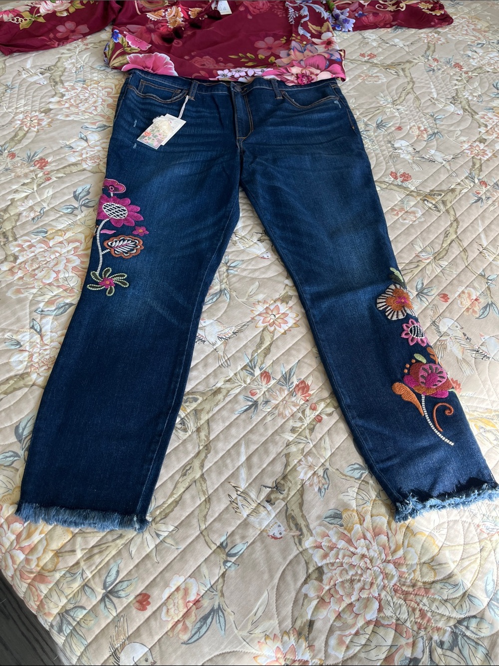 Johnny Was Maxima Cropped Skinny Jean